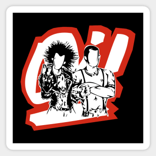 Oi! vs Skinhead Sticker